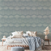 Boho Waves On Arona Canvas Wallpaper⁠