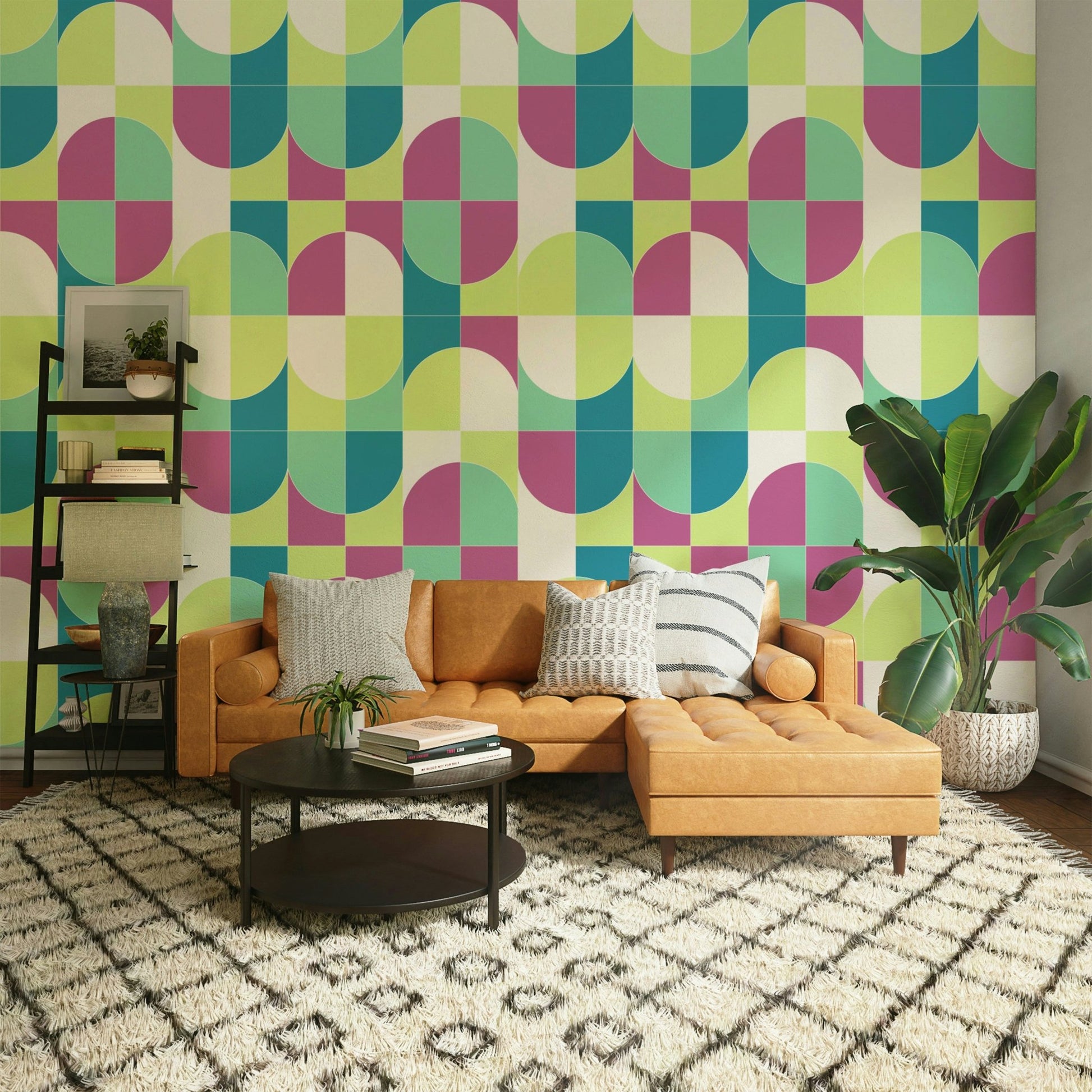 Unique and abstract geometric pattern.


