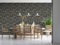 A classic line design wallpaper for walls.

