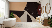 Bold Retro Earthy - toned Wall Mural