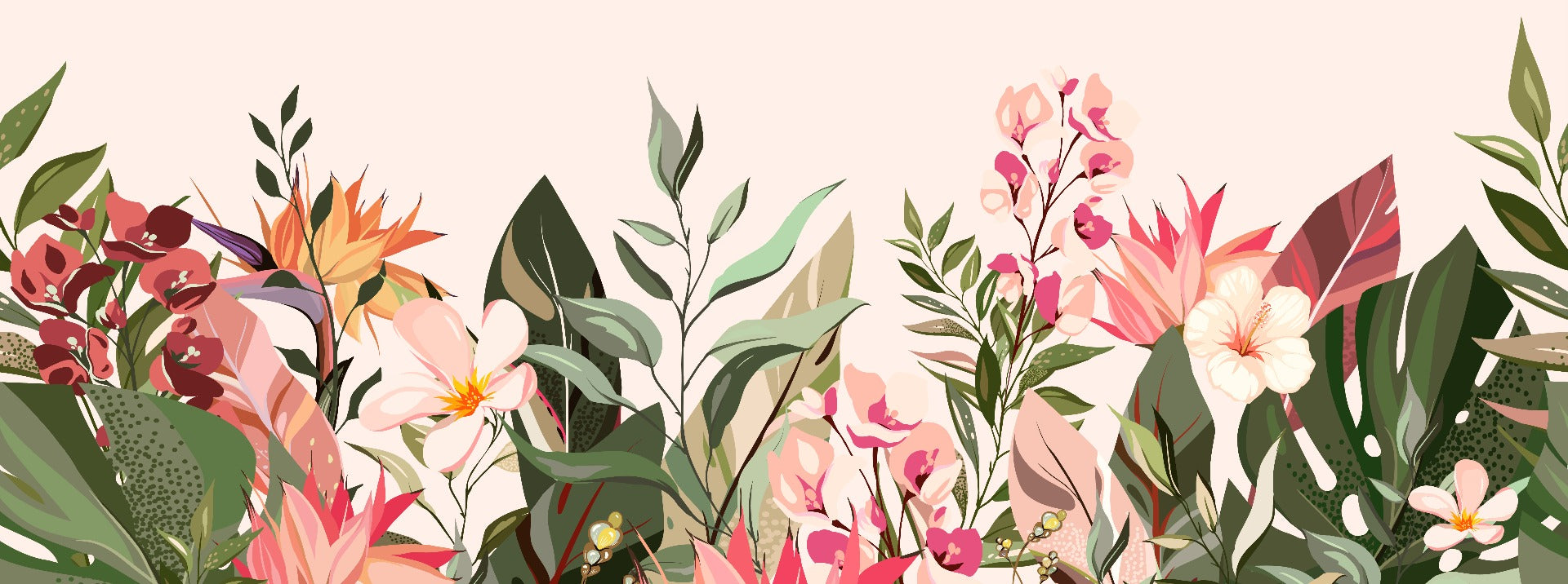 fond d'écran à fleurs coloré in your room — zoomed