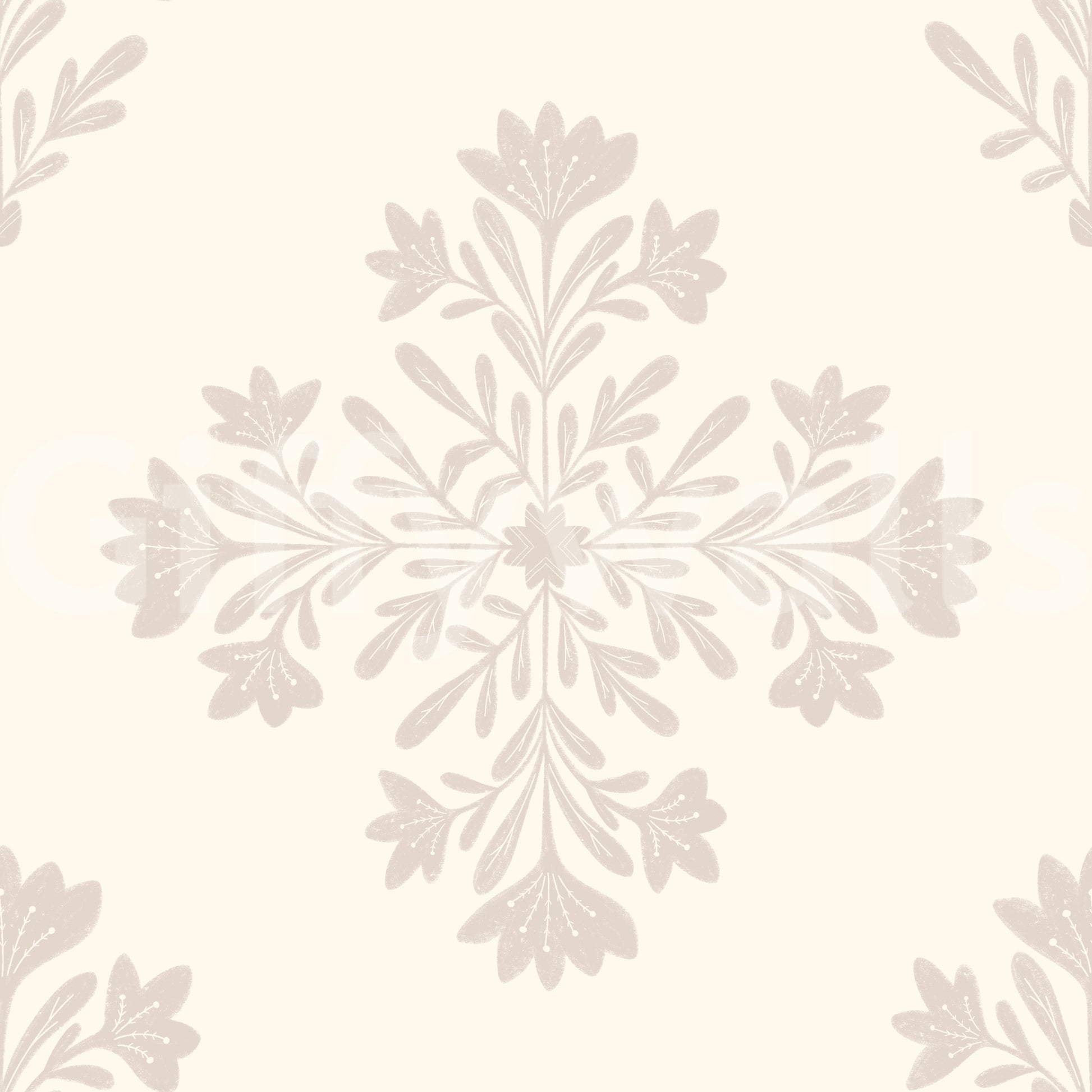 Soft natural wallpaper pattern

