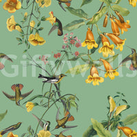 A high-quality serene flower wall mural for walls.

