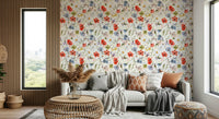 Fresh design wall panel, Botanical Serenity, offering light airy garden imagery.