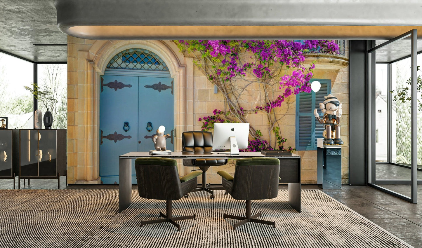 A large-scale nature photography print.

