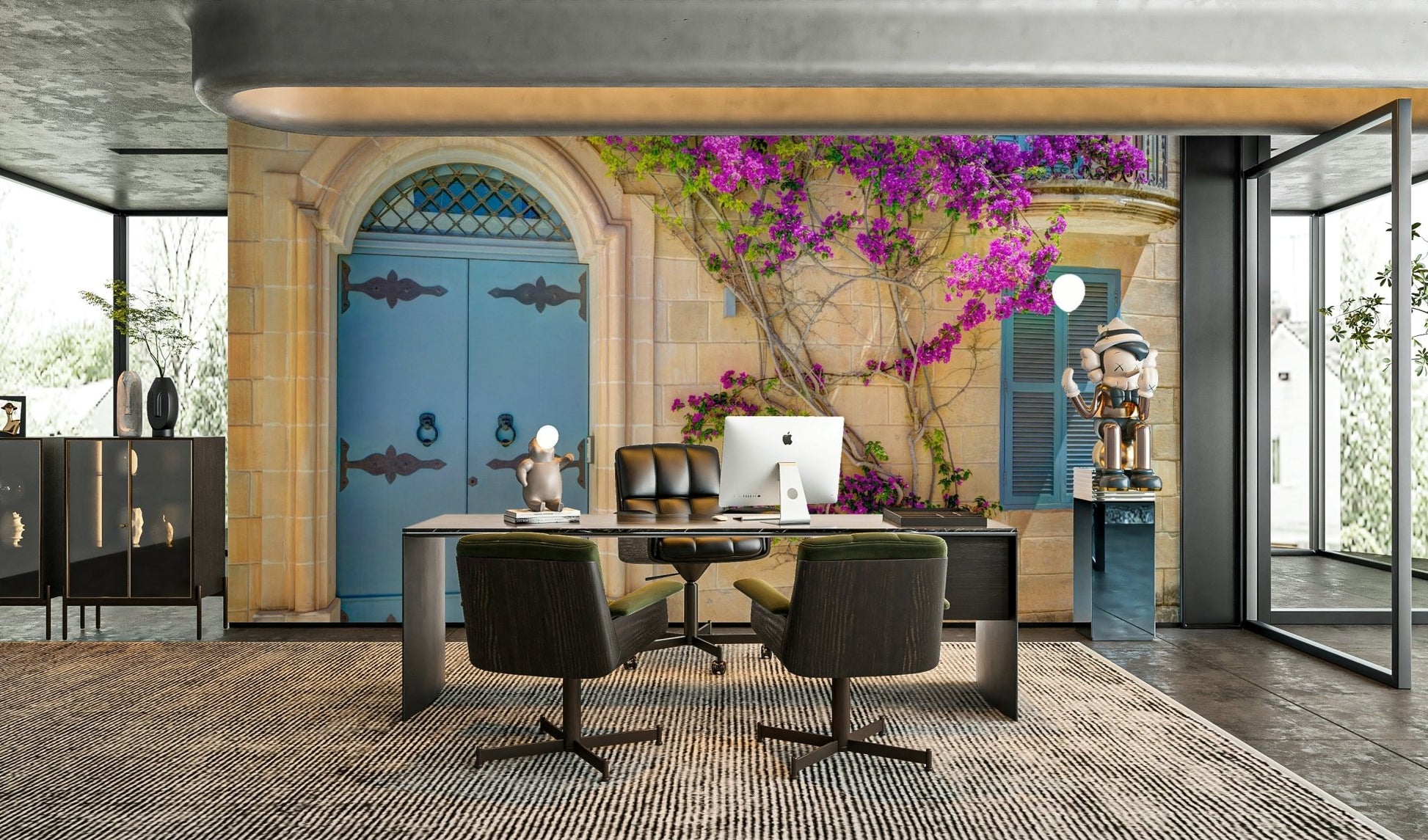 A large-scale nature photography print.

