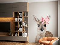 Whimsical deer design for a playful, elegant room aesthetic

