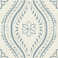 Subtle mural wallpaper in soft Arona palette

