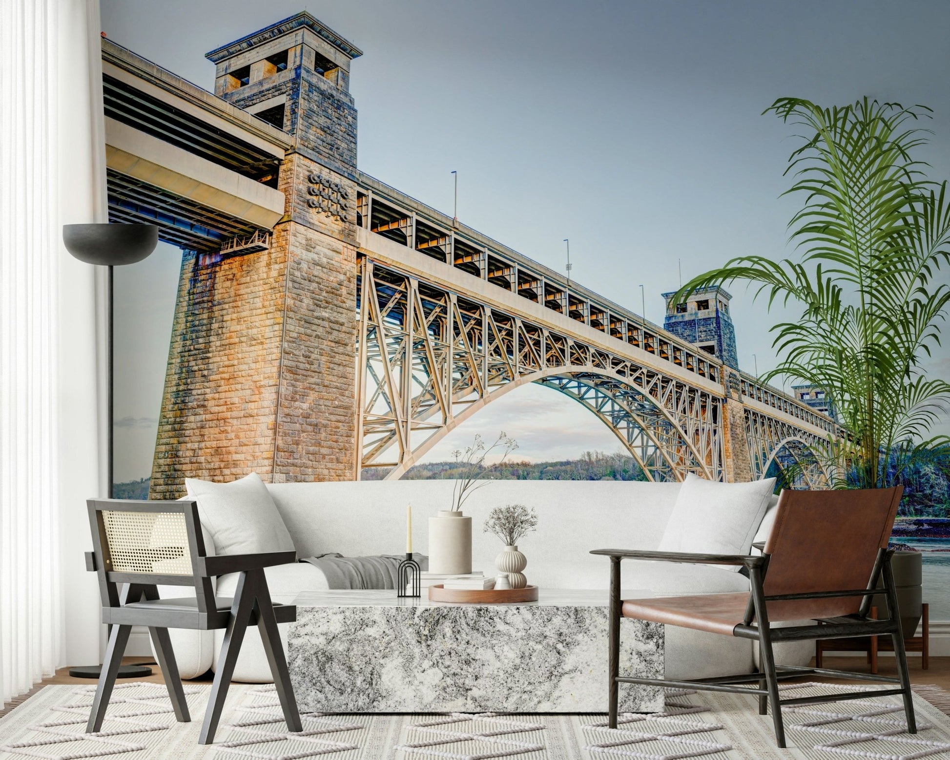 Britannia Bridge View Wall Mural