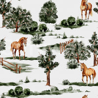 The wallpaper features a peaceful, idyllic setting.

