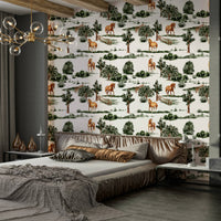 Wallpaper for a living room or dining room.

