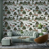 Wallpaper for a study or entryway.

