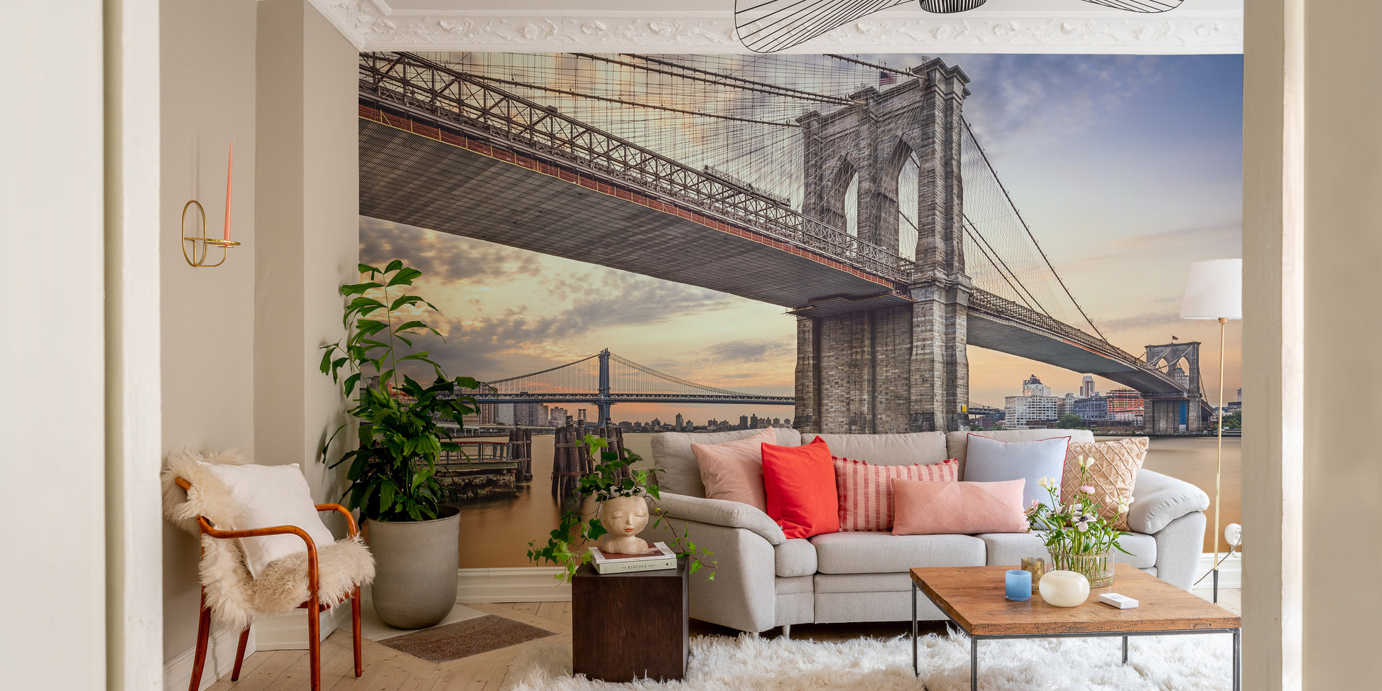 Brooklyn Bridge New York City Wallpaper Murals - Giffywalls