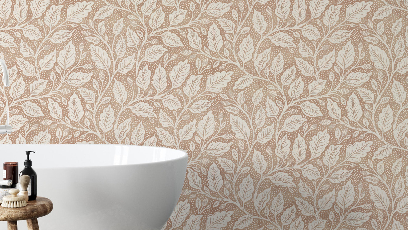 茶色の出芽枝の壁紙⁠