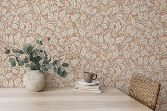 Brown Bourdding Branches Wallpaper⁠