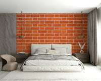 Brown brick wall wallpaper

