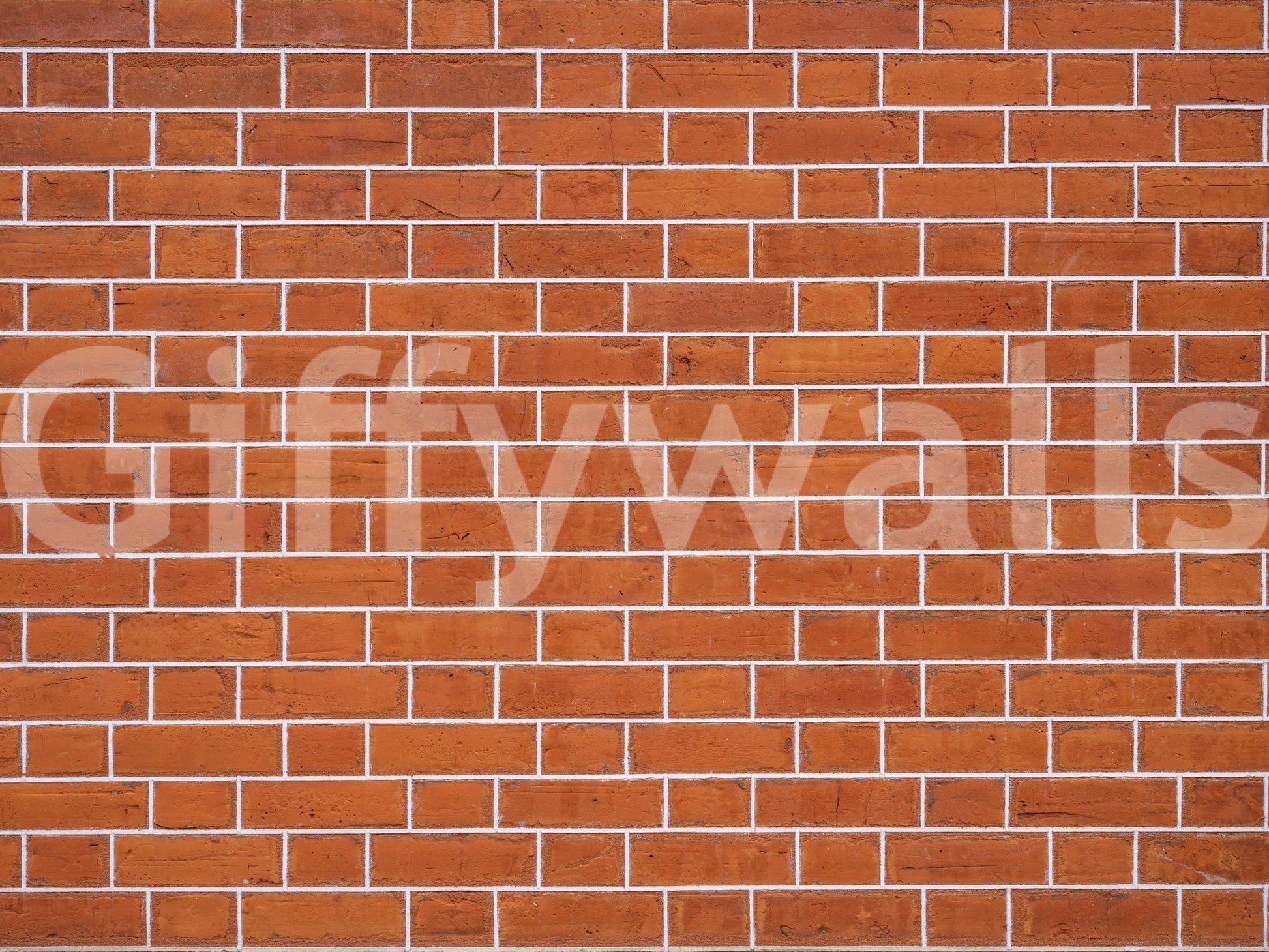 Natural brick wallpaper mural

