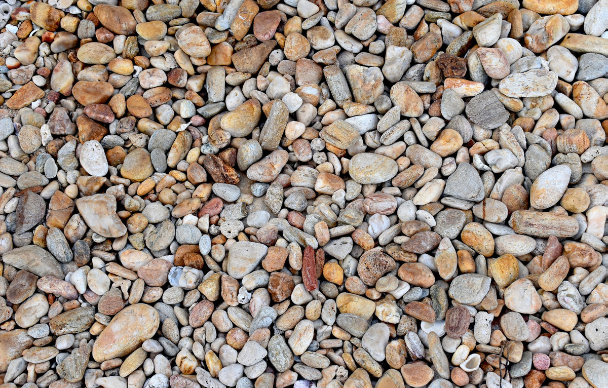 Dekorativ Pebble Stone Wallpaper väggmålning in your room — zoomed