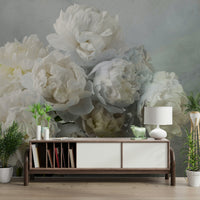 Natural peony wall art design
