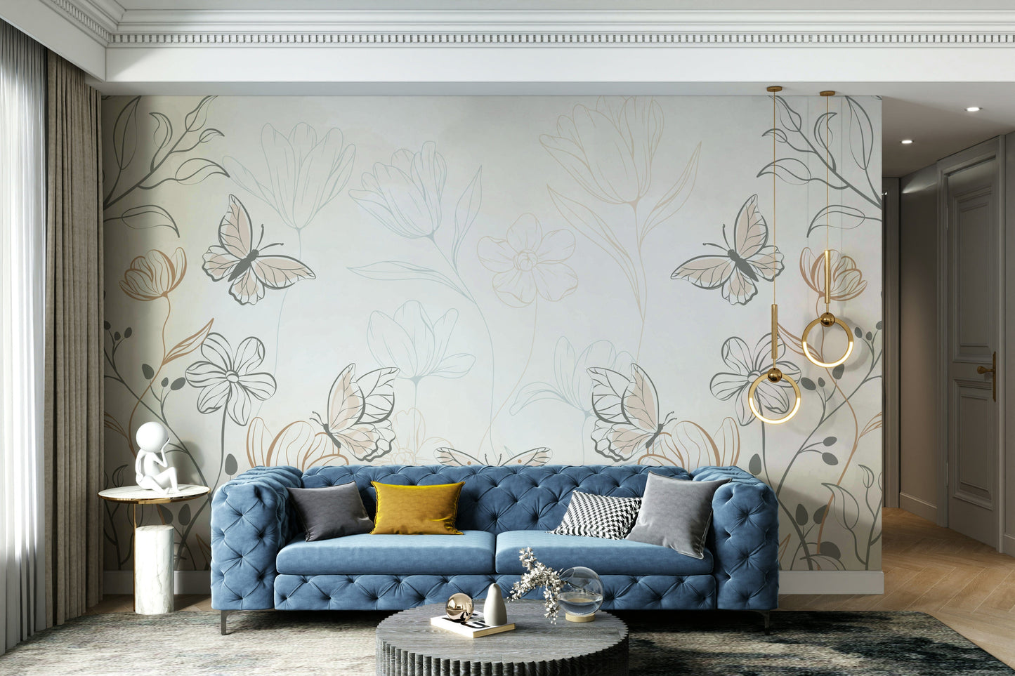 The image is suitable for a bedroom, a nursery, or a quiet space.

