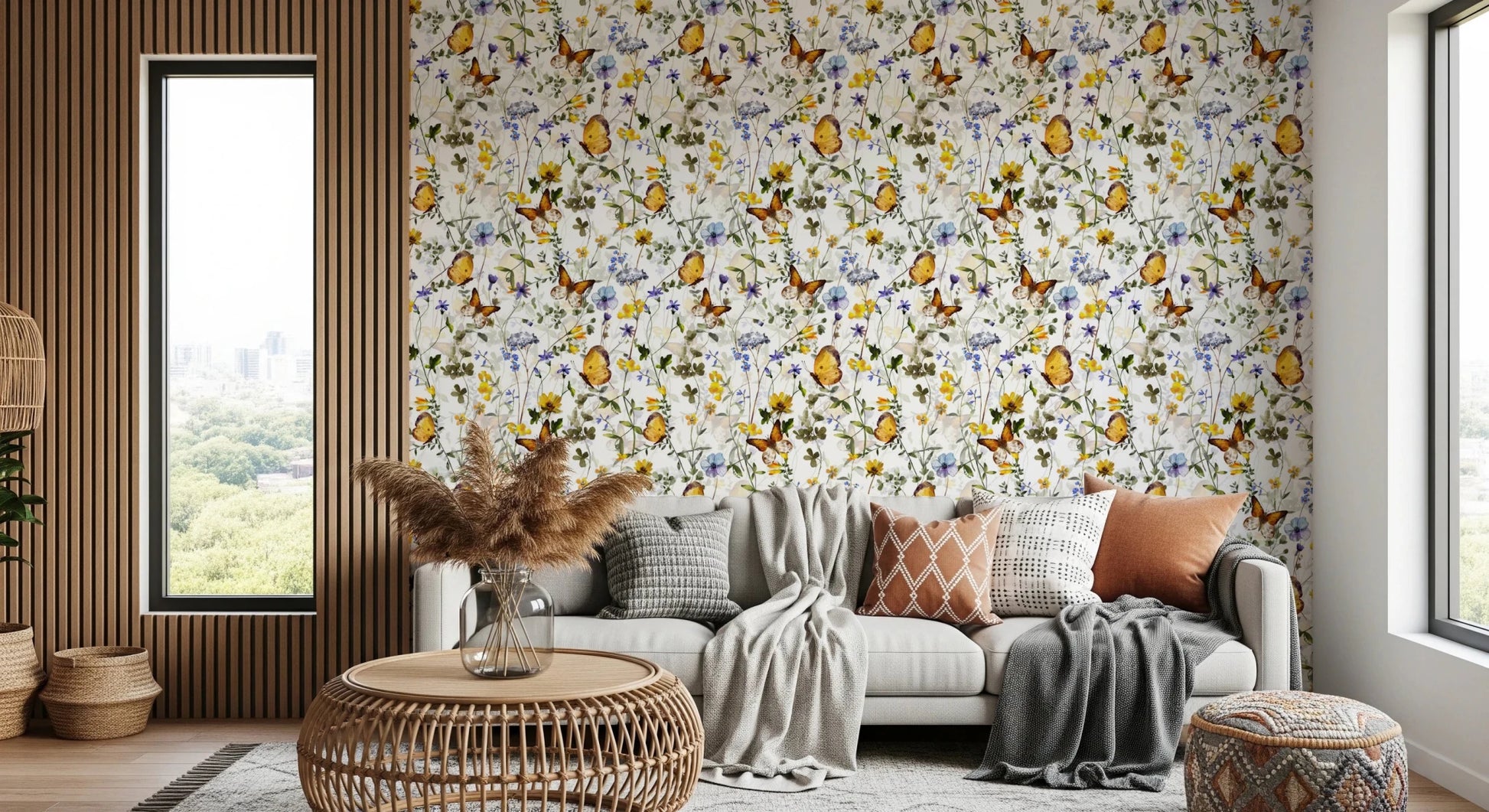 Butterfly Meadow By Uta Naumann Wallpaper⁠