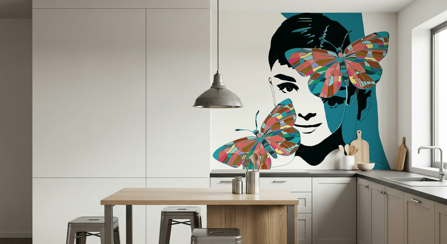 Schmetterlingsmuse Wandbild