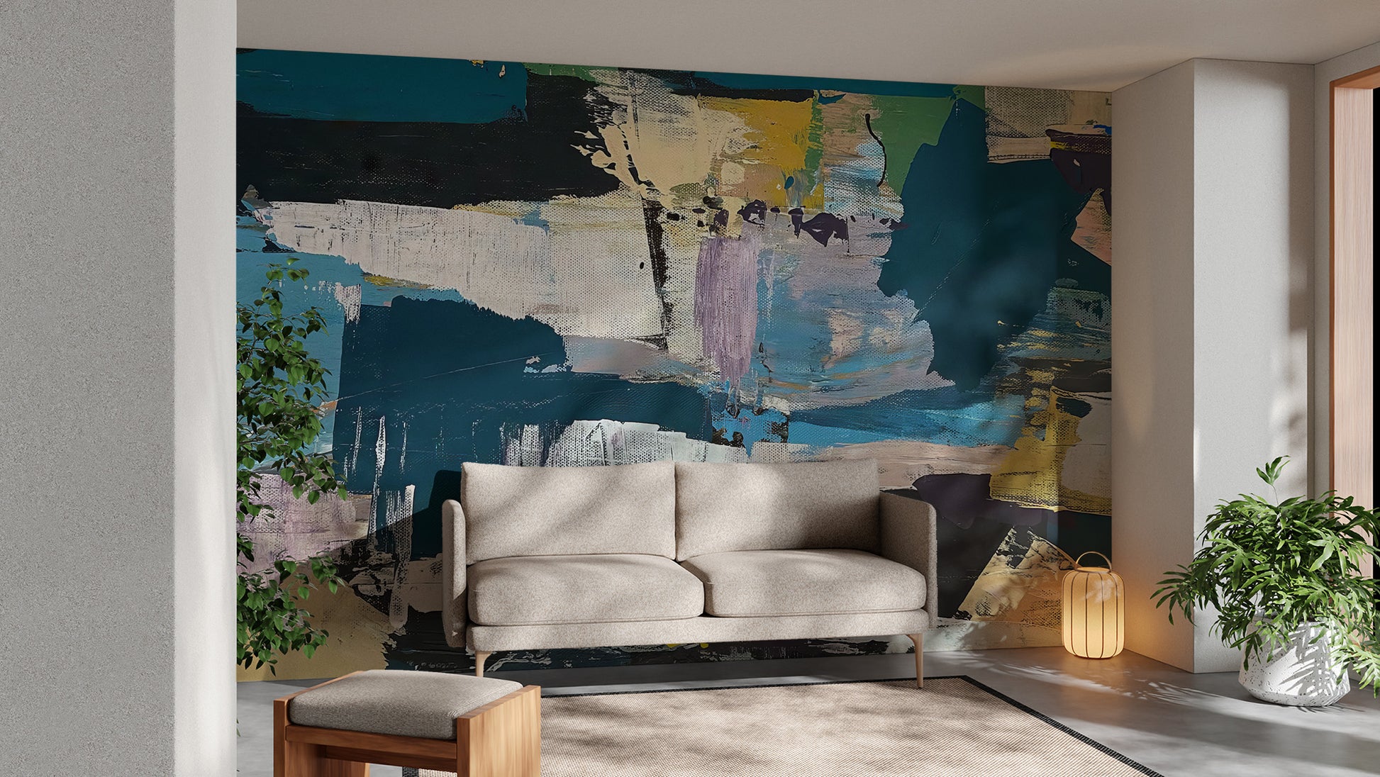 Color Texture Wallpaper Mural - Giffywalls