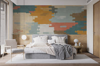Painted Brick Illusion Wall Mural - Giffywalls