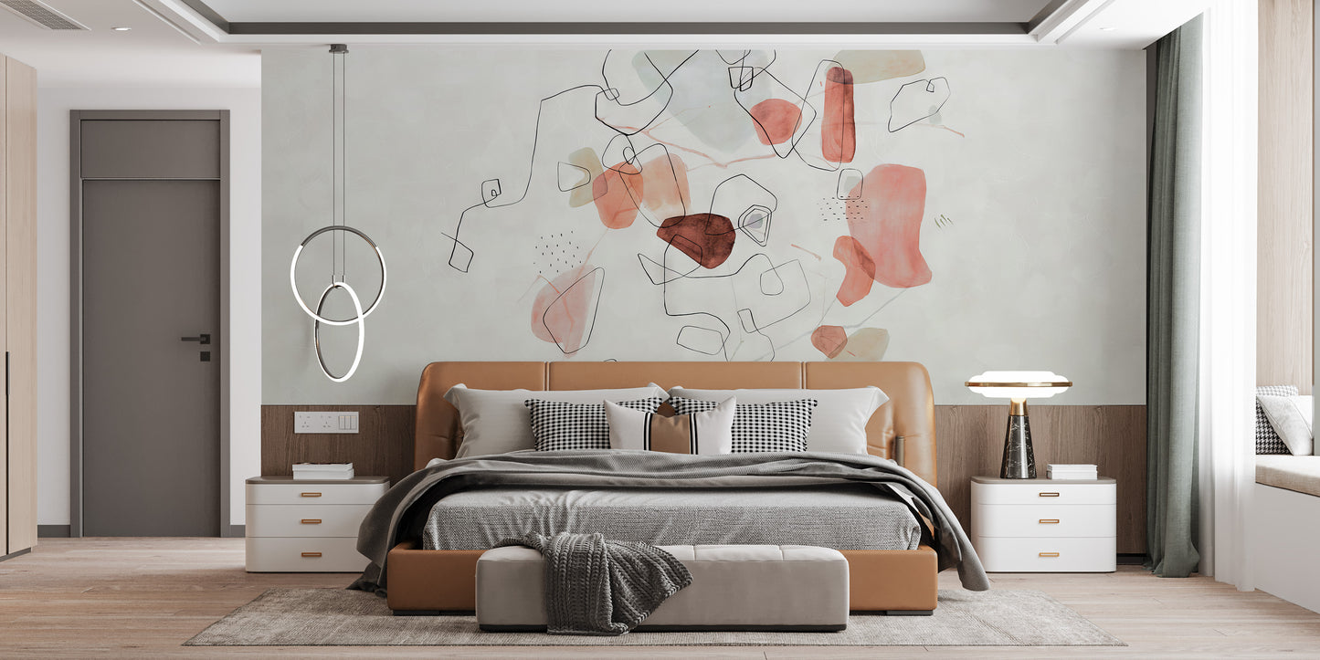 Ethereal Watercolor Wall Mural - Giffywalls