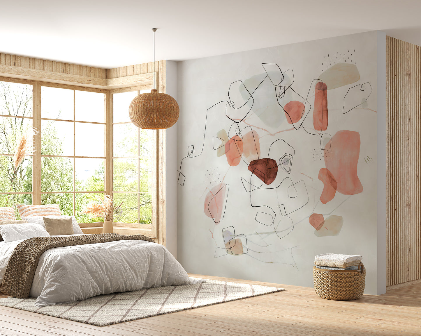 Ethereal Watercolor Wall Mural - Giffywalls