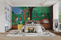 Forest Tales Wall Mural - Giffywalls