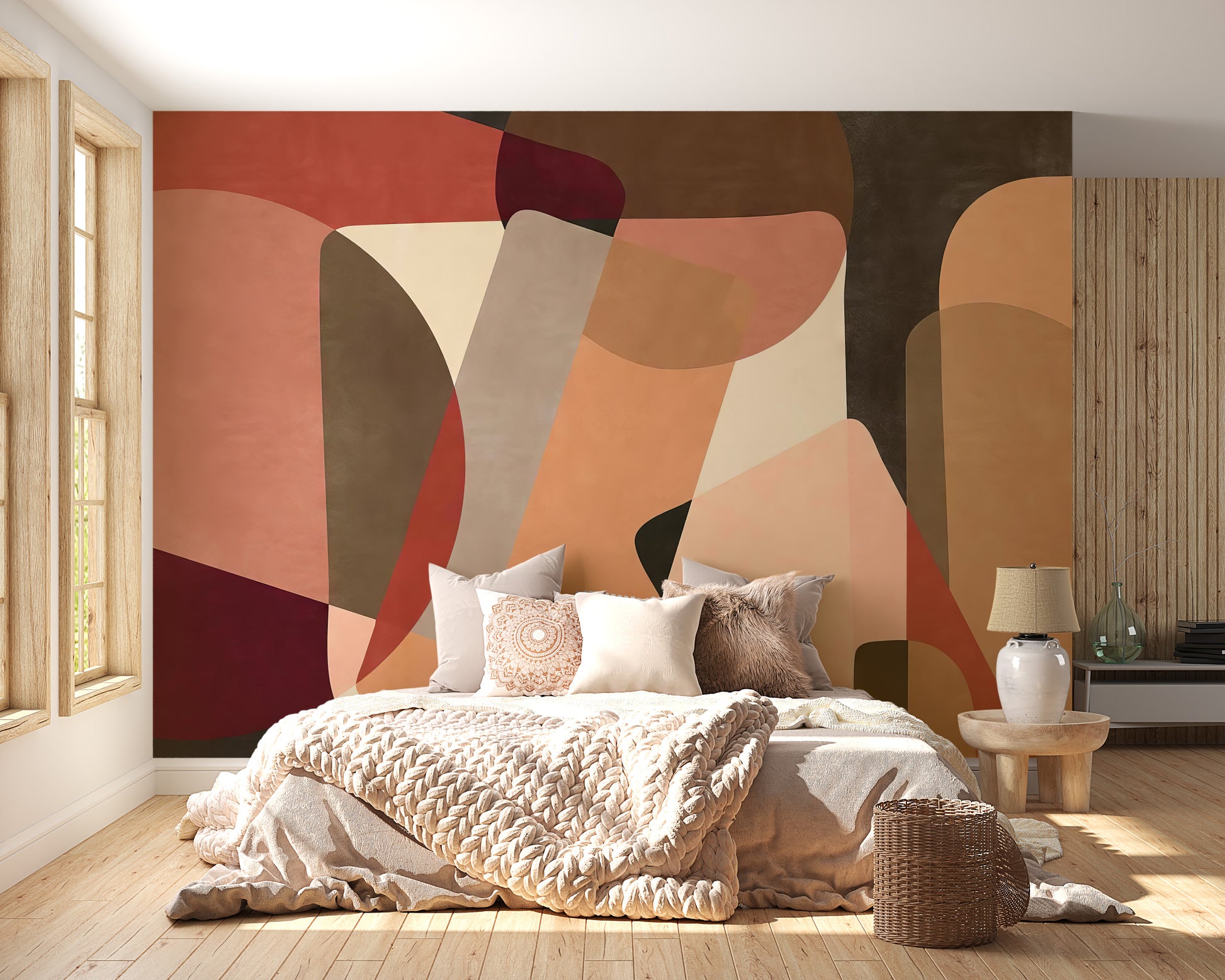 Geometric Fusion Reusable Wallpaper