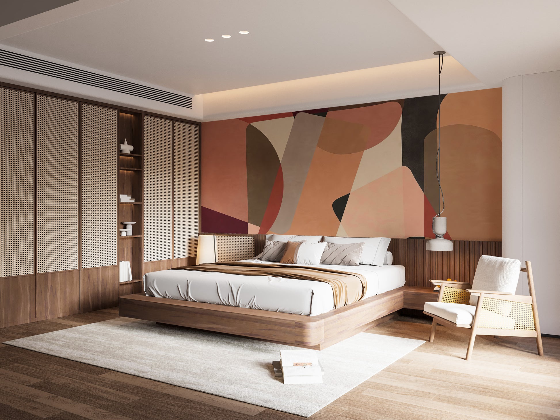Geometric Fusion Wallpaper Mural