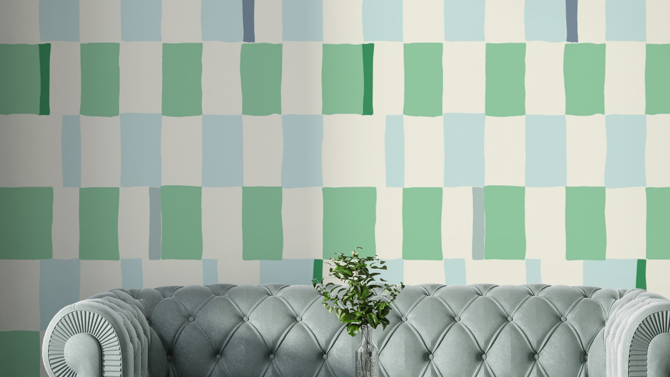 Serene green verdant breeze wallpaper with a natural aesthetic.
