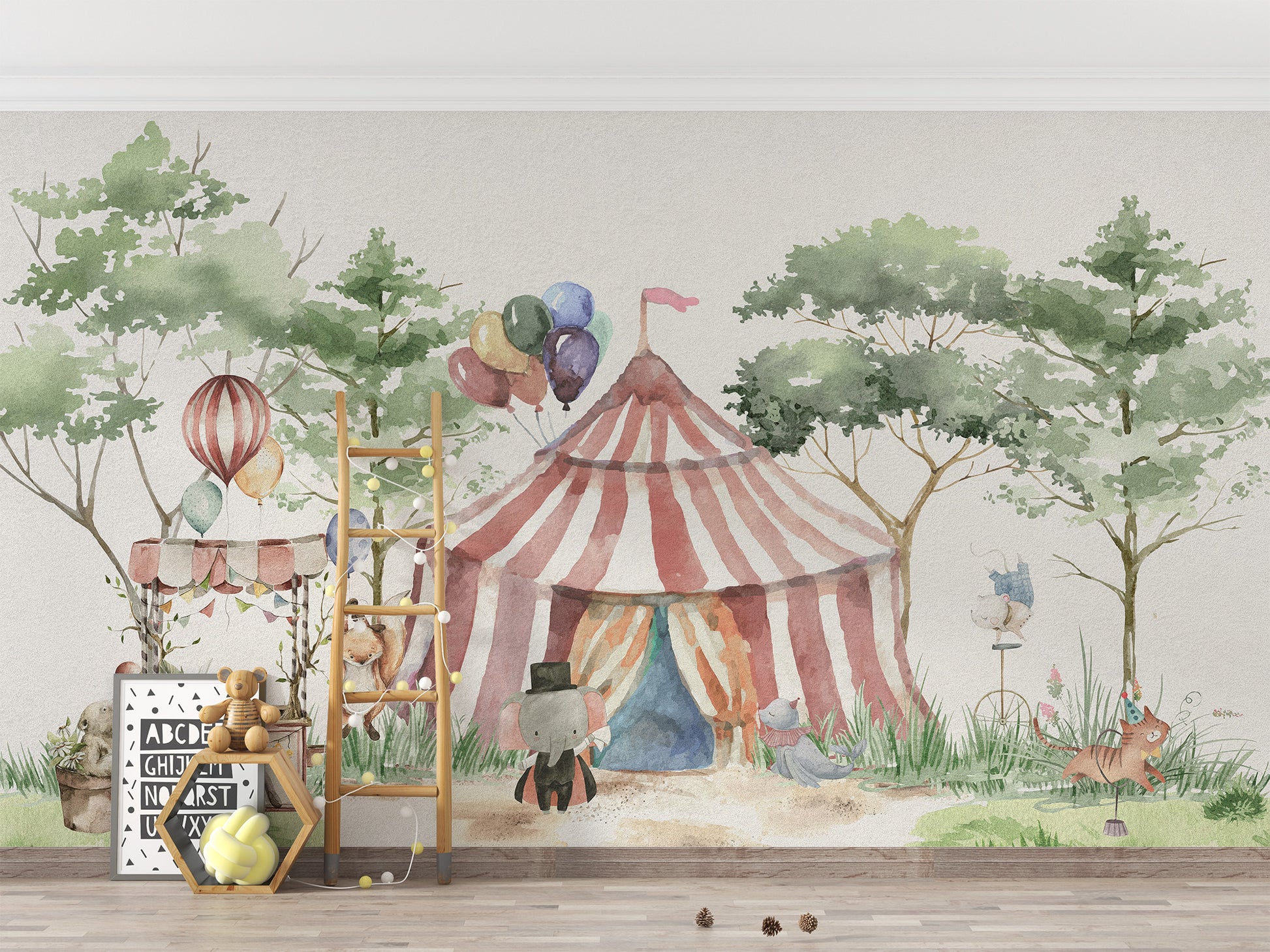 circus tent wallpaper Buy Kids Room Wallpaper