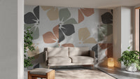 Abstract Foliage Wall Mural - Giffywalls