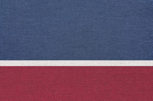 Blue & Red Fabric Textur Wallpaper Wandbild