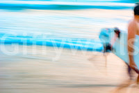 A high-quality serene beach wall mural for walls.

