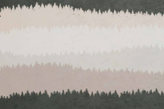 Murale muro di illusione in legno ombreggiato