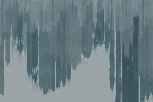 Blauwe Enigma Muurschildering