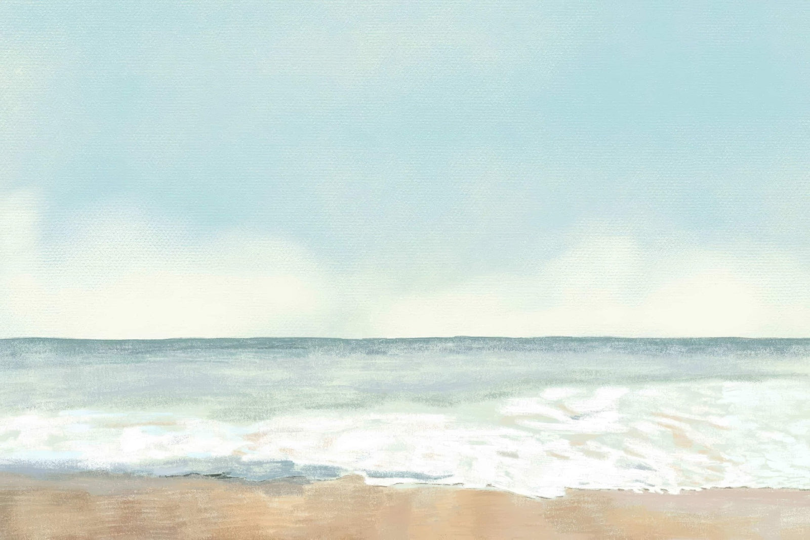 Serene Seashore Serenade Mural