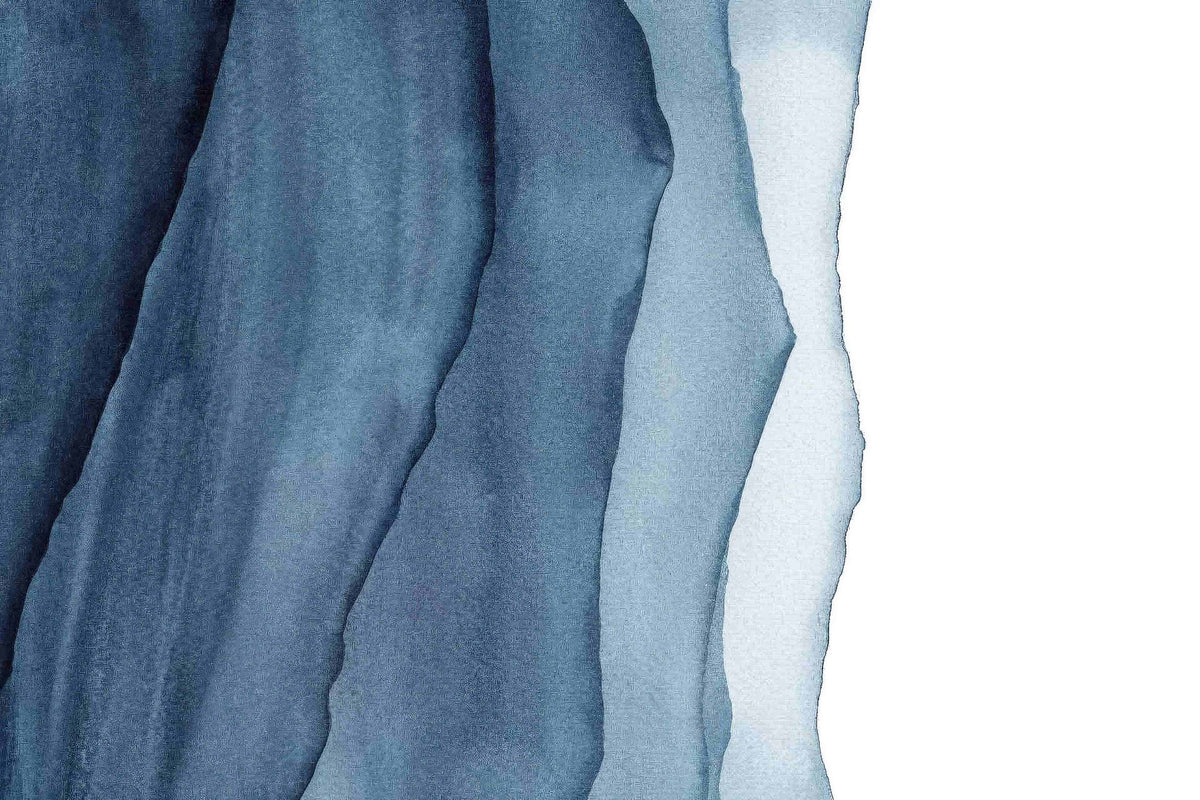 Peinture murale à l'aquarelle en couches in your room — zoomed
