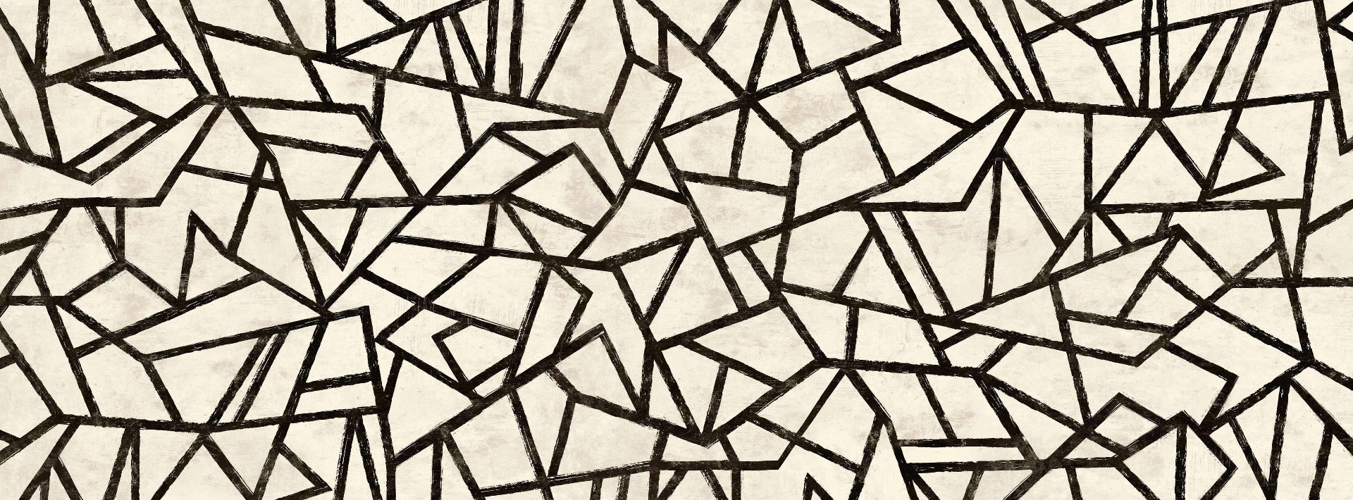 Geometrisches Muster Wandmaler in your room — zoomed