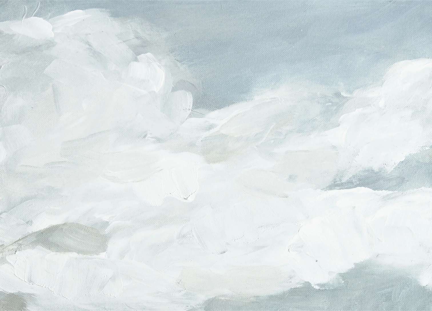 Cloud Dancer Watercolour Wall Mural