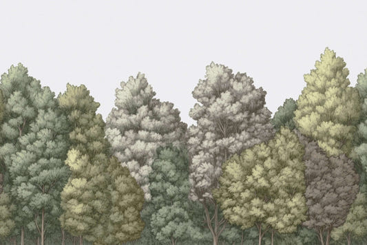 Painted Forest Wall Mural
