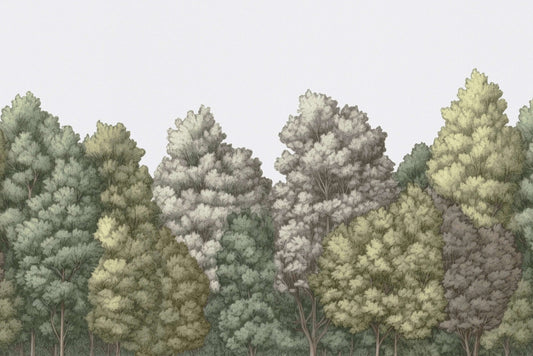 Painted Forest Wall Mural