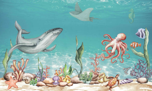 Murmure aquatique murale