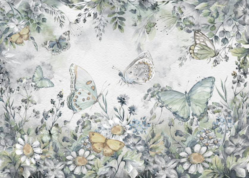 Murale de jardin papillon in your room