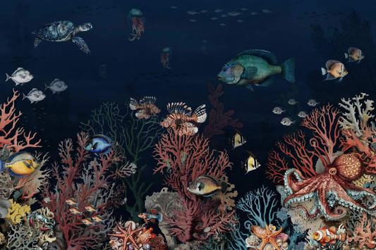 Coral Wunder Wall Wandgemälde