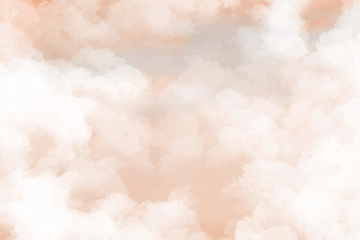 Peach Whisper Serene Wall Mural in your room